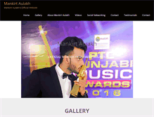 Tablet Screenshot of mankirtaulakh.com